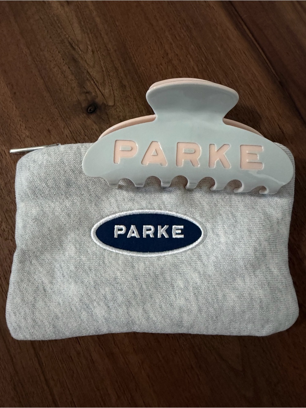 PARKE Claw Clip Summer Friday Sprinkle Blue Peach Claw Clip